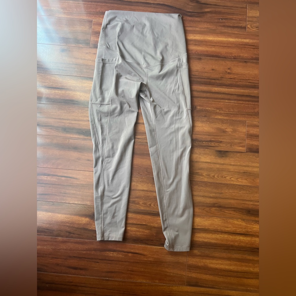 Isabel Maternity by Ingrid & Isabel Taupe Maternity Leggings
